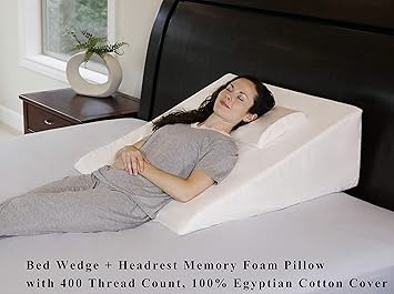 Amazon Com Intevision Extra Large Bed Wedge Pillow 33 X 30 5 X