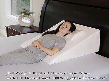 Amazon Com Intevision Extra Large Bed Wedge Pillow 33 X 30 5 X