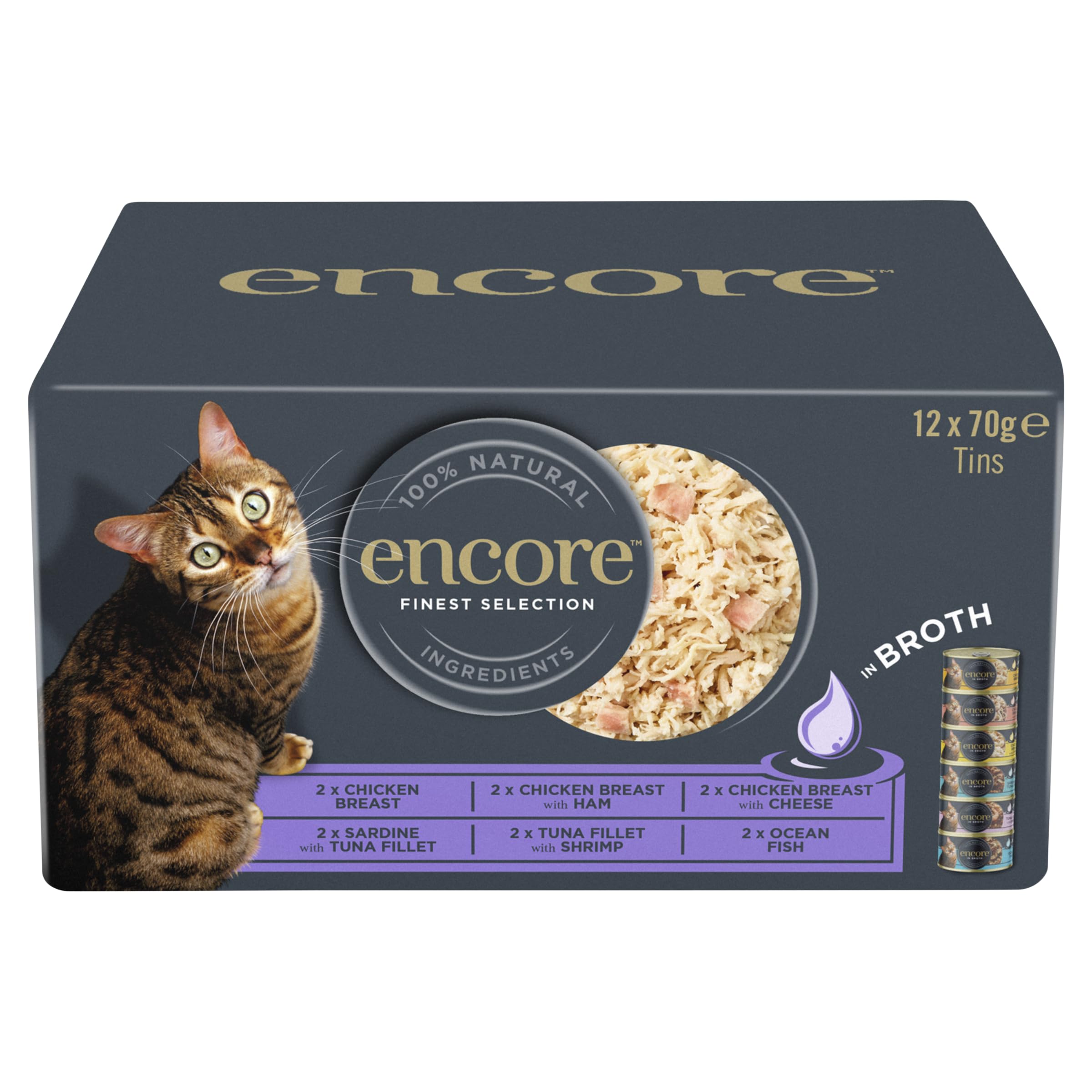 Encore Mixed Mutipack 12 x 70g Tins