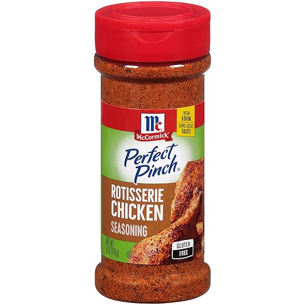 MCCORMICK PERFECT PINCH ROTISSERIE CHICKEN SEASONING, 5 OZ