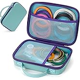 3D Pen Case for Scrib3d P1 Advanced, 3D Doodler Flow, MYNT3D Super Professional Printing, PIKA3D PRO, Extra Mesh Pocket Fits 