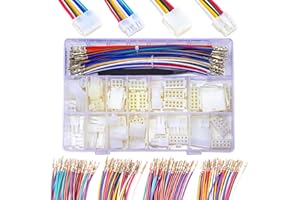 Yoeruyo Mini-Fit Jr 4.2mm Pitch Connector with Premium 20AWG Pre-Crimped Cables,Compatible with Molex Mini-Fit Jr Dual Row 2 * 1/2/3/4/5/6Pin 5557 Housing (MX4.2-5557-Dual)