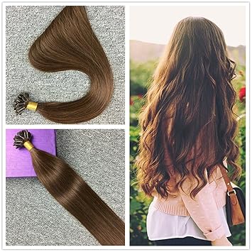 Amazon Com Hikyuu 18 U Tip Hair Extensions Real Remy Human Hair