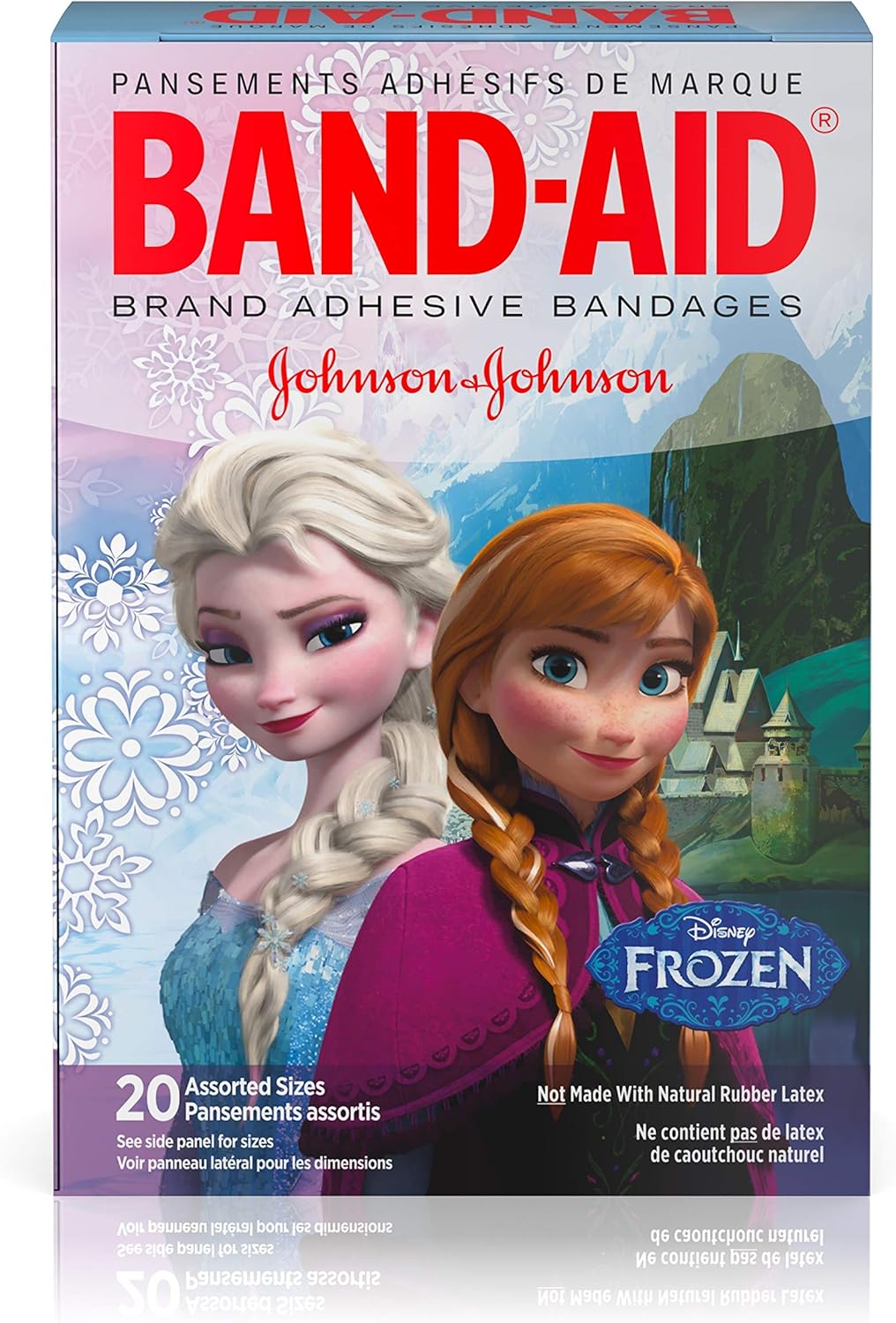 Band-Aid Adhesive Bandages, Disneys Frozen, Assorted Sizes, 20 Count - Packaging may vary: Health & Personal Care