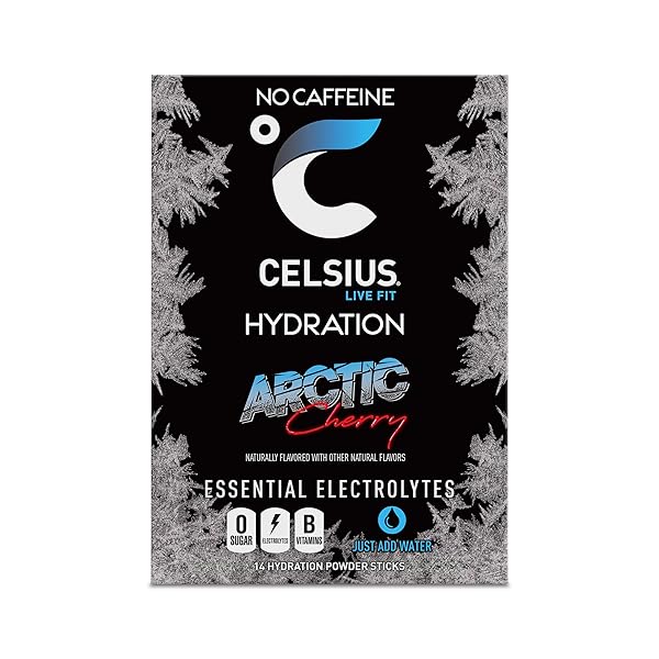 CELSIUS HYDRATION™ ARCTIC CHERRY, SUGAR FREE ELECTROLYTE HYDRATION DRINK MIX (PACK OF 14)