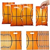 30PCS Basketball Gift Bags with Handles for Basketball Birthday Party Supplies Sport Basketball Goodie Bags for Birthday