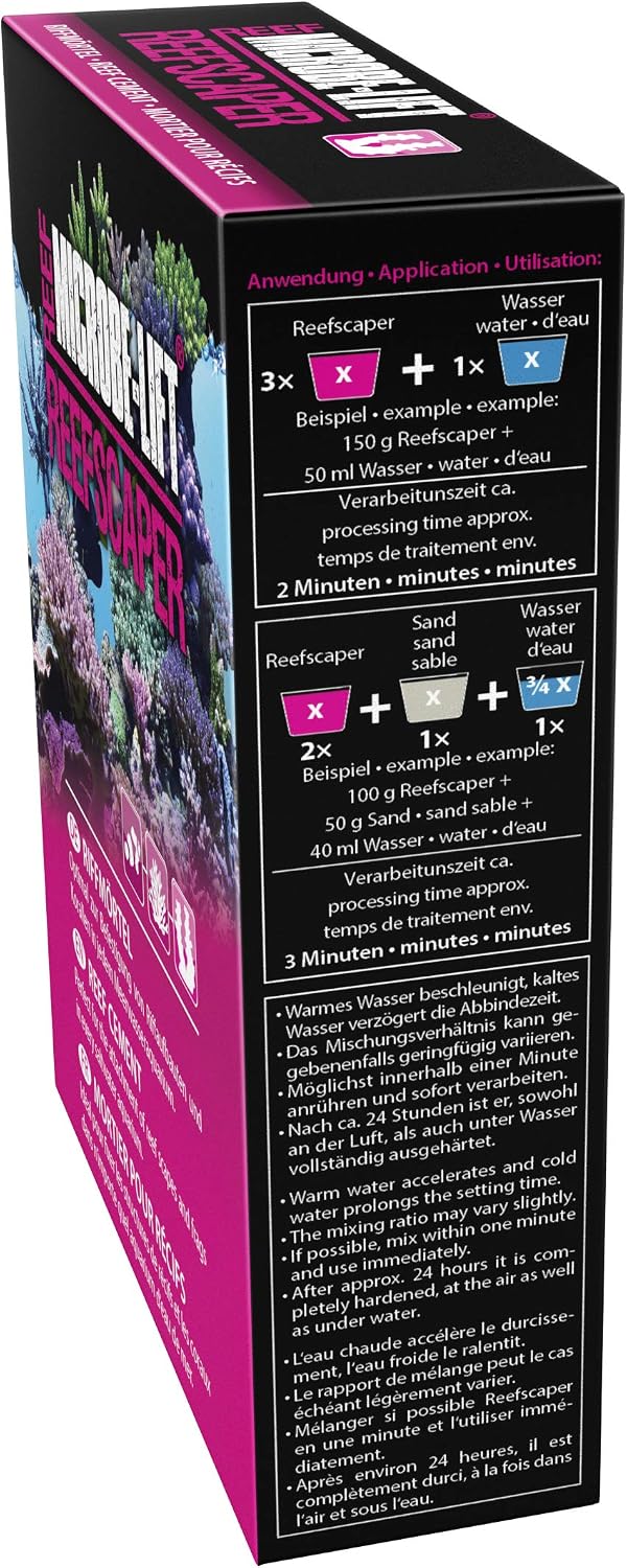 ARKA - Reefscaper - Reef & Coral Mortar, Easy and Safe to Use, for Any Sea Water Aquarium 500 g, multicoloured, 500g - Image 5
