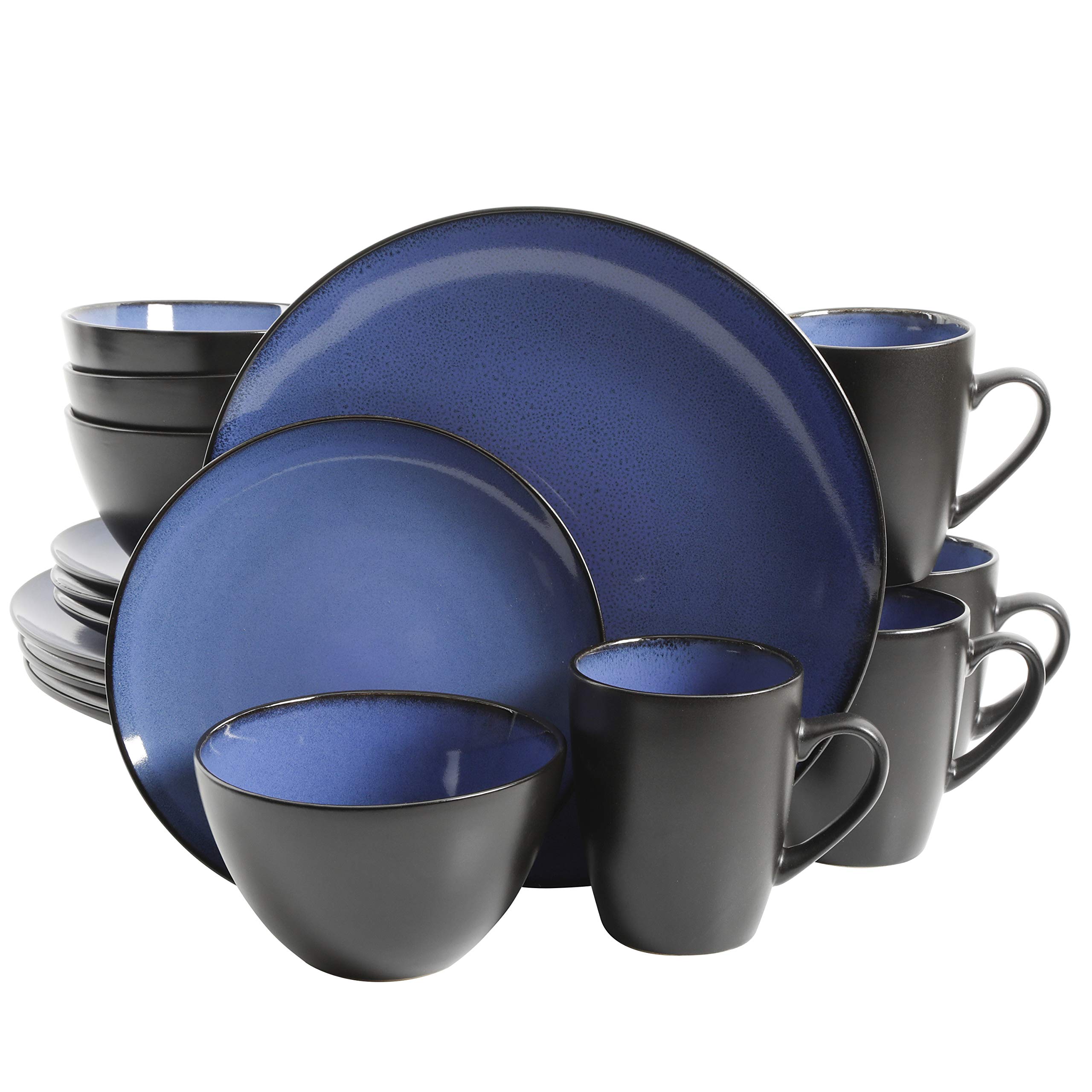Gibson Soho Lounge Round Reactive Glaze Stoneware