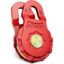 AUTOBOTS Snatch Block (22046LBS Work Load Limit) for Winch