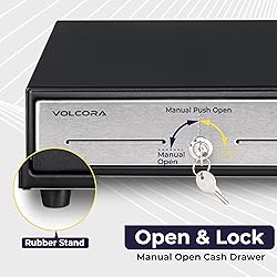 Volcora 13" Manual Push Open Cash Register Drawer