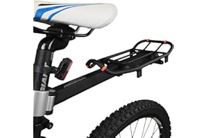 Ibera Bicycle Seatpost-Mounted Commuter Carrier Rack or Rack and Trunk Bag Combo, Regular Size Rack Only, Regular Size Combo, Compact Size Combo
