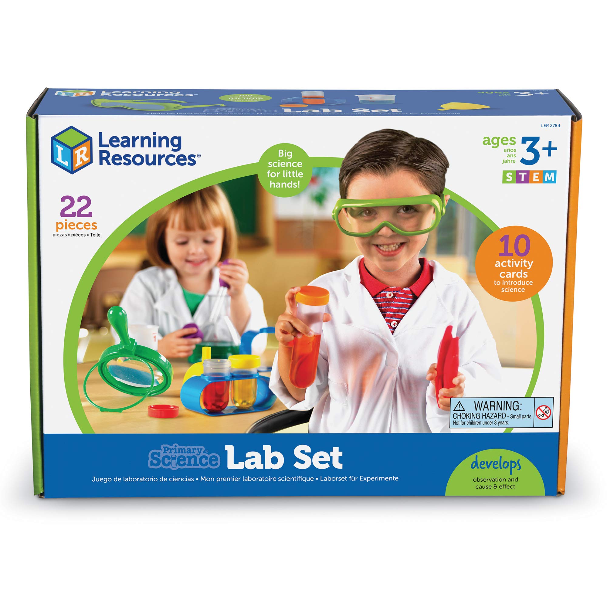 Learning Resources Primary Science Lab Activity Set, 22 Pieces, Ages 3