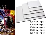 Artme 20pcs Canvas Panels 15x20-4pk 24x30-4pk 30x40-4pk 20x20-4pk 30x30-4pk view 6