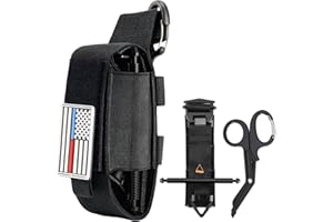 HidroPony Tactical Tourniquet Medical Solutions 1.5” Compression Band Gen 4 for Emergency Use (1pcs+Pouch+Scissor)