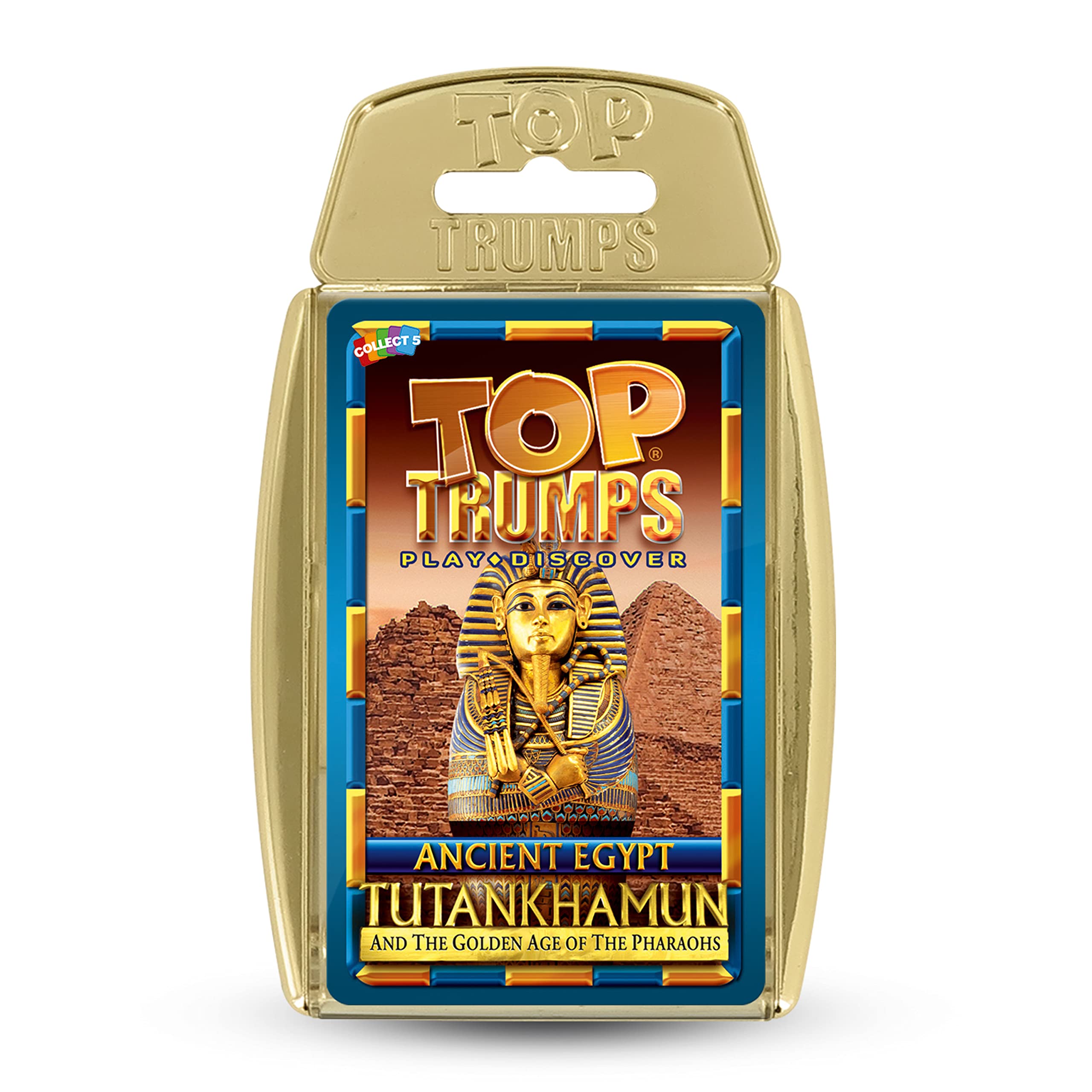 Top Trumps Ancient Egypt Specials Card Game, learn facts about The Pharaoh of Egypt King Tutankhamun, Cleopatra, Nefertiti and The Mummy, educational gift and toy for boys and girls aged 6 plus