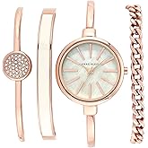 Anne Klein Women's Bangle Watch and Bracelet Set