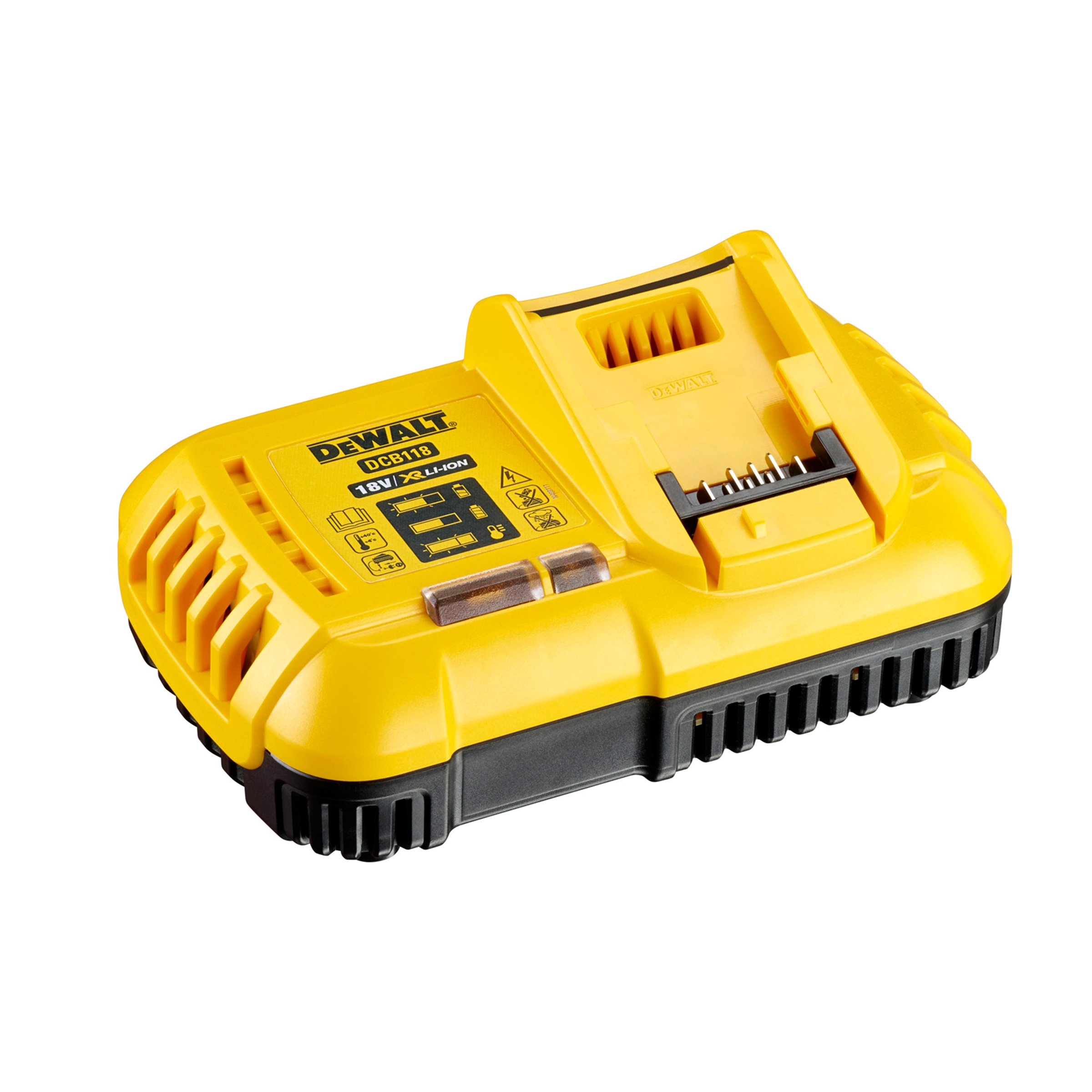 DEWALT DCB118GB DCB118 XR MultiVoltage Fast Charger, 18 V, Yellow