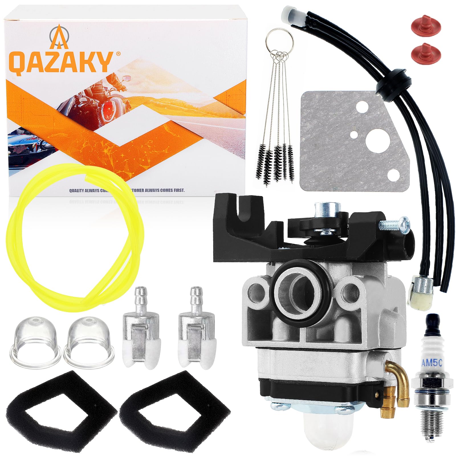 QAZAKY 16100-Z0H-053 Carburetor for GX25 GX35 FG110 GX25N GX25NT GX25T GX35NT HHT25S HHT35 HHT35S FG110K1 UMC435 WYB-16C Strimmer Hedge Trimmer Chainsaw Lawn Mower Leaf Blower Roto Tiller 25cc Carb