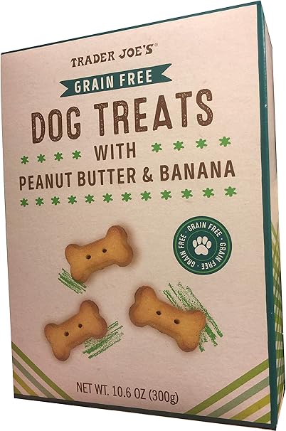 trader joe's peanut butter banana dog treats