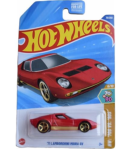 ホットウィール　'71 Lamborghini Miura P400 SV RLC Exclusive '71 Lamborghini Miura P400 SV | Mattel Creations