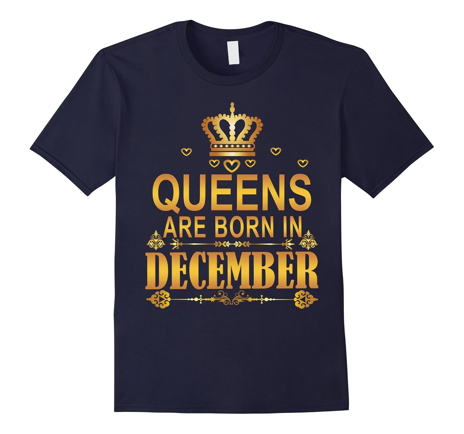 Queens Are Born In December T Shirt-ANZ