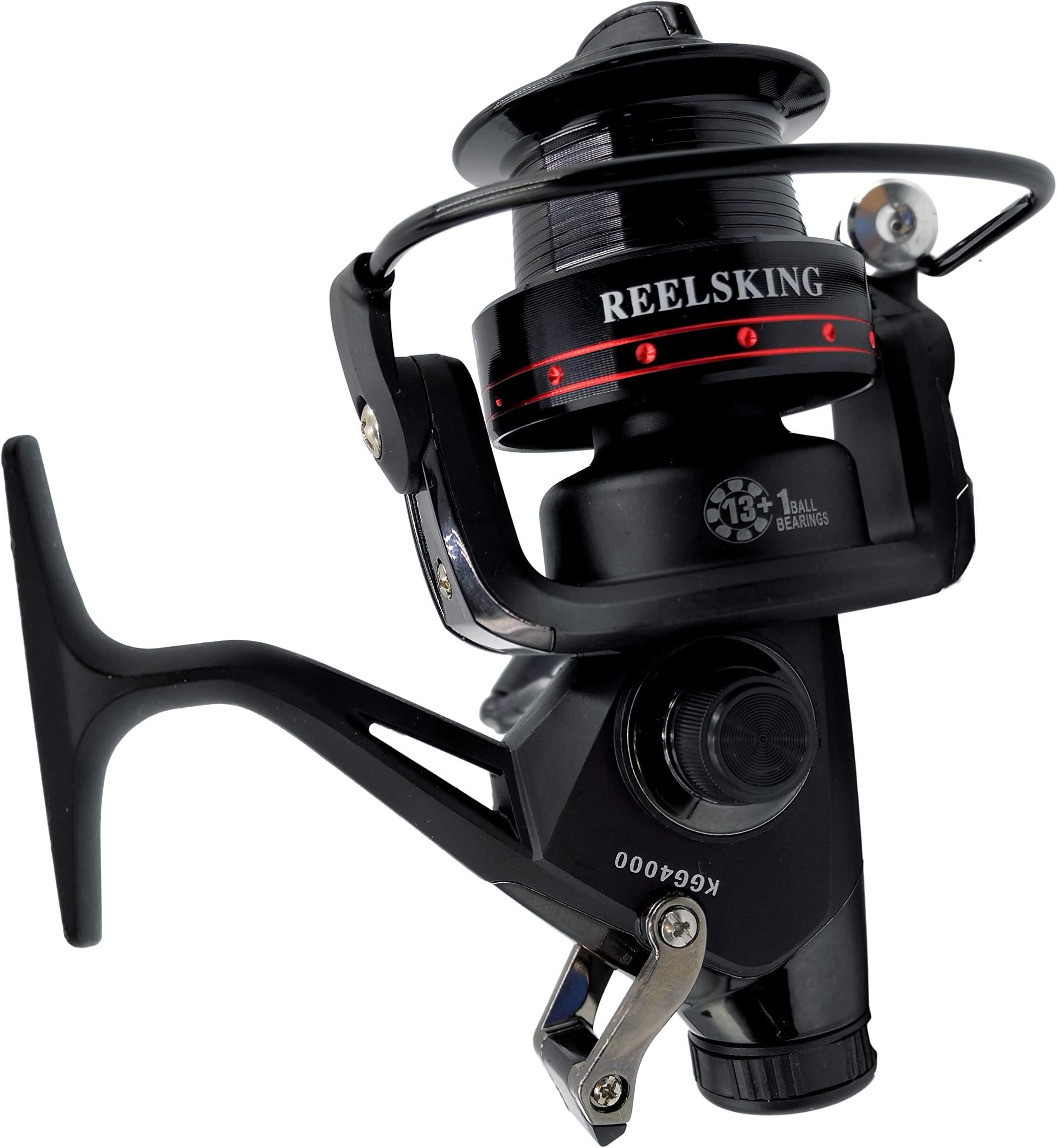 Sensu KGG Spinning Reel - 5.2:1 Hi-Speed Gear Ratio, Freshwater and Saltwater Fishing Reel, 13+1 Shielded Stainless Steel BB