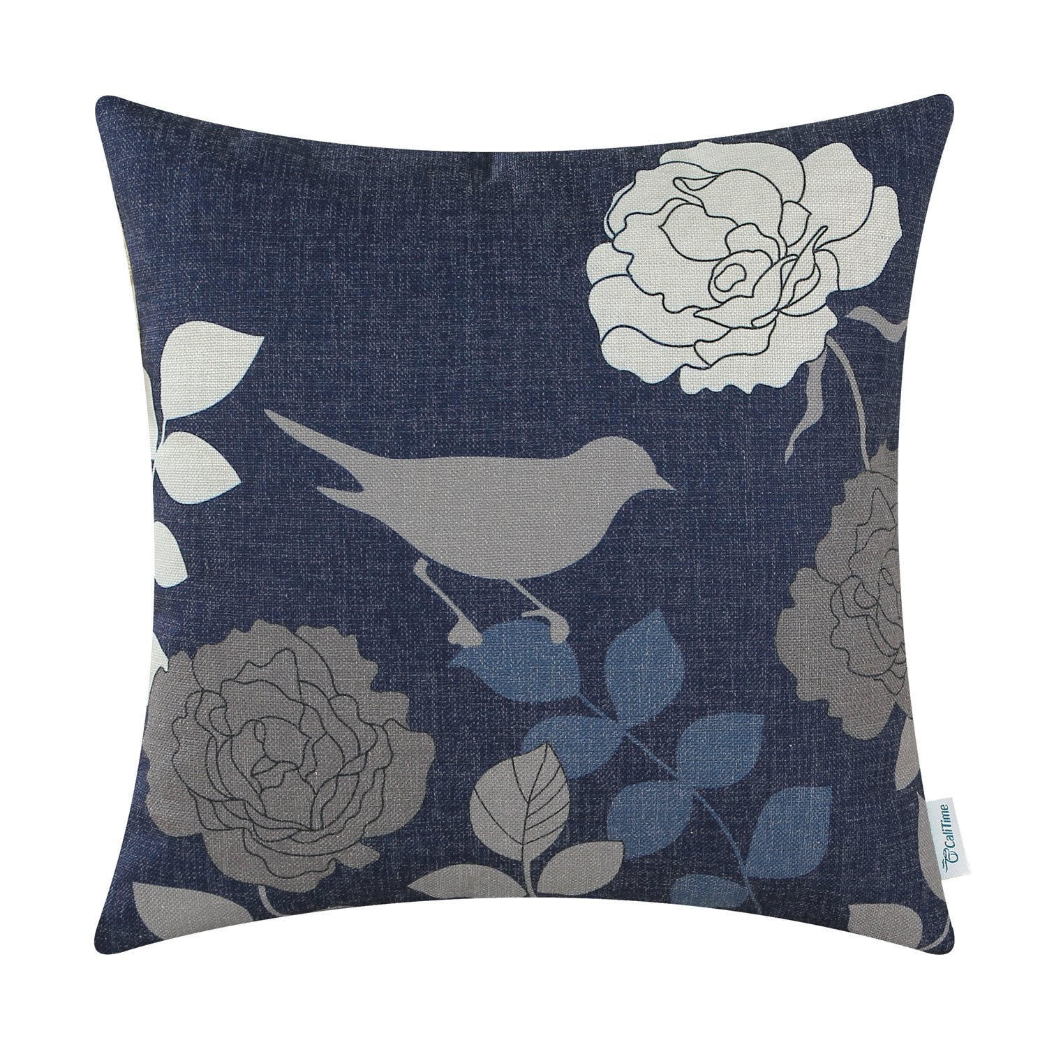 Best Blue Decorative Bird Pillows Living Room