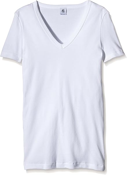 t shirt uni blanc fille