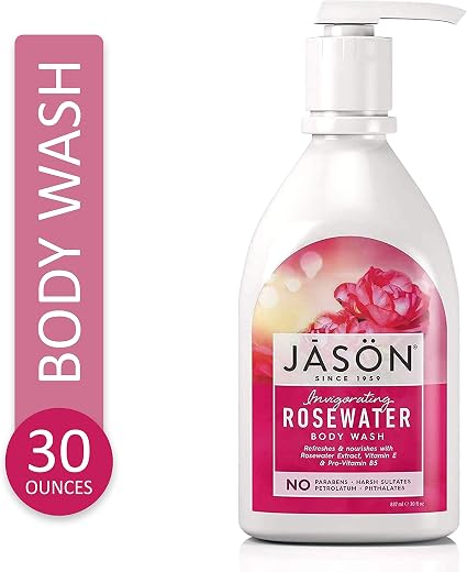 Jason Natural Products Satin Shower Body Wash Natural Glycerine & Rosewater 887 ml