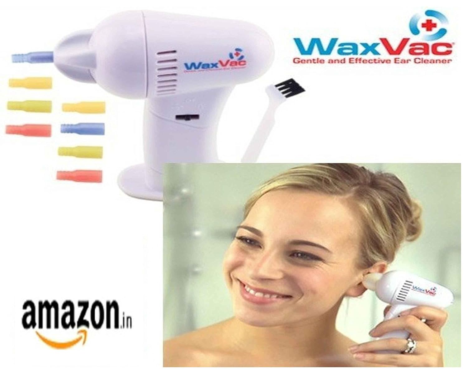 Electric Ear Wax Vac Remover Cleaner Vacuum Removal Kit Amazon.in
