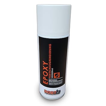 Rostio Epoxy Grundierung 1 K | EP Rostschutzgrundierung Spray | Korrosionsschutz | Grundierfüller Primer Rostschutz | Schnell