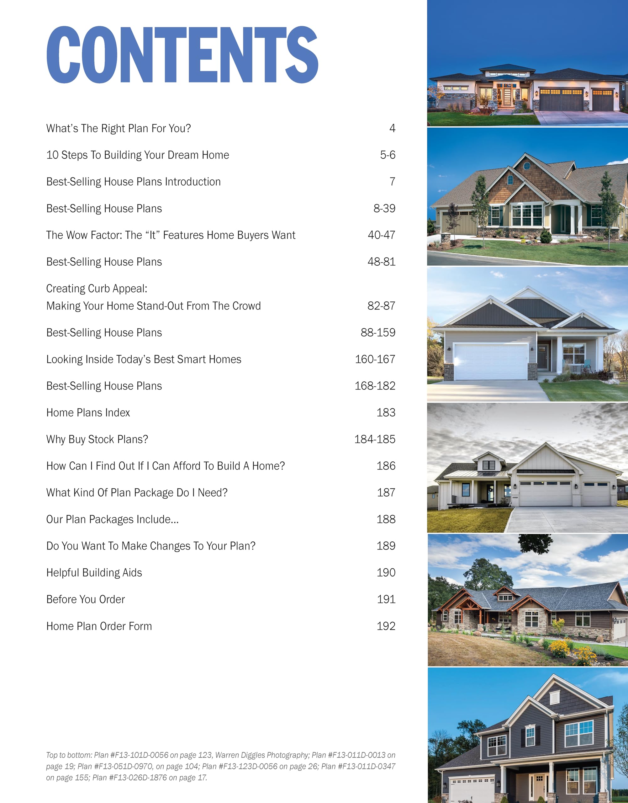 Best-Selling House Plans, Updated & Revised 5th Edition: Over 240 Dream-Home Plans in Full Color (Creative Homeowner) Catalog of Architect Designs - Interior Photos, Smart Home Trends, Curb Appeal