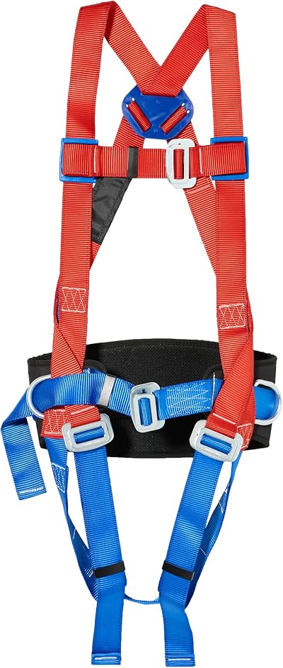 Portwest FP14 Red 2 Point Harness D-Rings Adjustable Backpad CE 100kg Fall