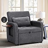 Convertible Sleeper Chair-Fabric Futon Sofa