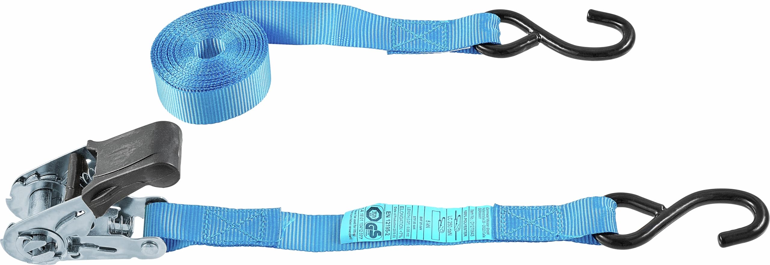 CONNEX DY270643 4.5m x 25mm Set of Lashing Straps (4 Pieces)