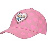 Dog Man Glitter Heart Youth Pink Traditional Adjustable Hat