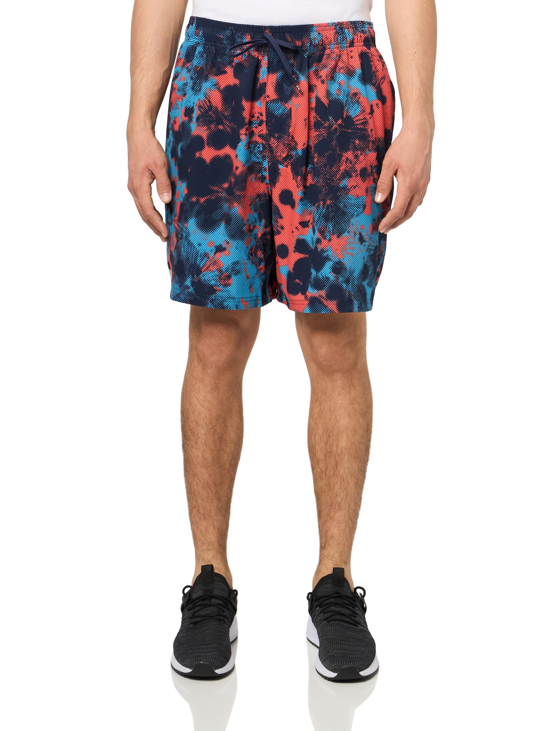 Under Armour Men's Compression Lined Volley Swim Trunks, UPF 50+ Sun Protection, Drawstring Closure & Elastic Waistband, Midnight Navy, XL Image