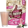 FlavCity Grass Fed Whey Protein Powder - Vanilla Latte - 25g Protein, 10g Collagen & 60mg of Caffeine - Made With Real Vanilla Bean & Organic Coconut - Gluten Free & No Added Sugars (20 Servings)