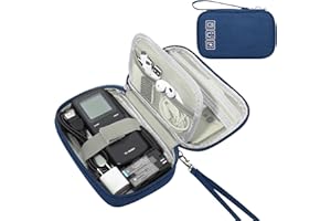 Small Electronic Organizer Cable Bag Portable Travel Cord Organizer Case Waterproof Cable Organizer Bag for Hard Drive,Cord,C