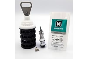 BETTER H2O PRODUCTS INC. Fleck Compatible 5600 Softener Main Piston, Seals, Spacers, Screw, Brine Piston, Lower Brine Seal, with Molykote Sealant | Piston 60102-00, Seals and Spacers 60125, Brine Piston 60032 |