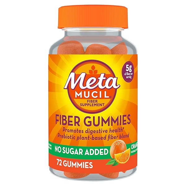 METAMUCIL FIBER GUMMIES FOR ADULTS, NO SUGAR ADDED...
