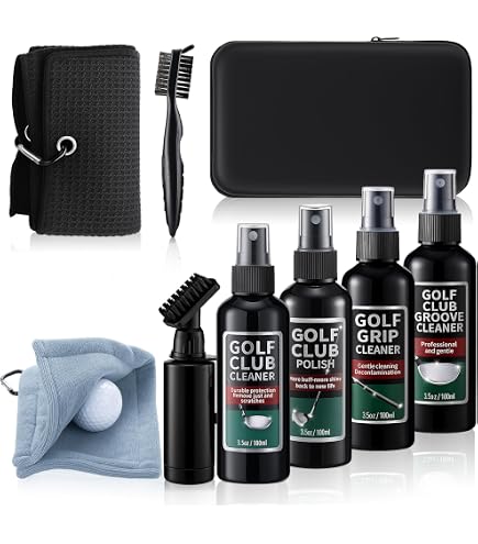 Amazon.com: Hahafelt 9 Pcs Golf Club Cleaning Kit, Cleaner Polish