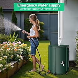FAMIROSA 50 Gallon / 200L Collapsible Rain