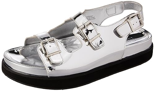 forever 21 silver sandals