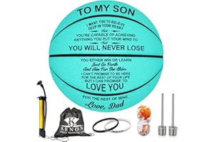 K KENON Customized Engraved Basketball Personalized Basketball for Daughter Son Granddaughter Grandson Nephew Niece Christmas Birthday Gifts - You Will Never Lose