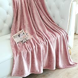 TASTHROW Large Flannel Fleece Throw Blanket, 50×70