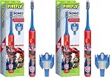 FIREFLY Transformers Sonic Toothbrush with 3D Cover, Soft, Ages 3+ (Pack of 2)