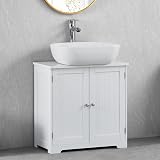 Bath Vida Priano 2 Door Under Sink Cabinet White 60H x 60W x 30D cm view 2