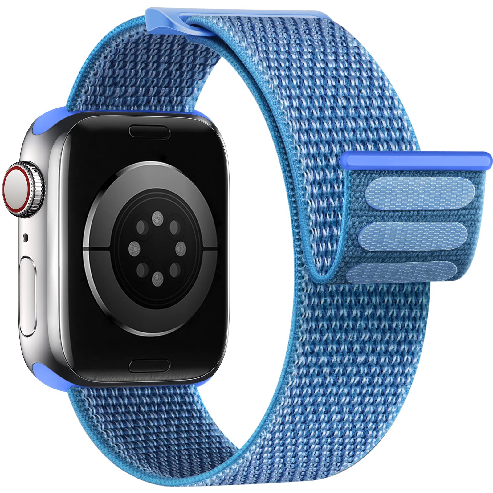 Yoohoo Nylon Straps Compatible with Apple Watch Straps 38mm 40mm 41mm 42mm(Series 10 11) Women Men,Upgraded Soft Nylon Strap Replacement Watch Bands for iWatch Series 11 10 9 8 7 6 5 4 3 2 1 SE