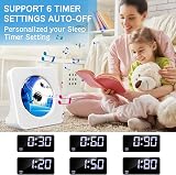 KOVCDVI CD Player Bluetooth 5.0 Desktop Speakers FM Radio USB AUX Remote view 5
